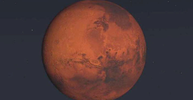Marte pode ter lago com água líquida