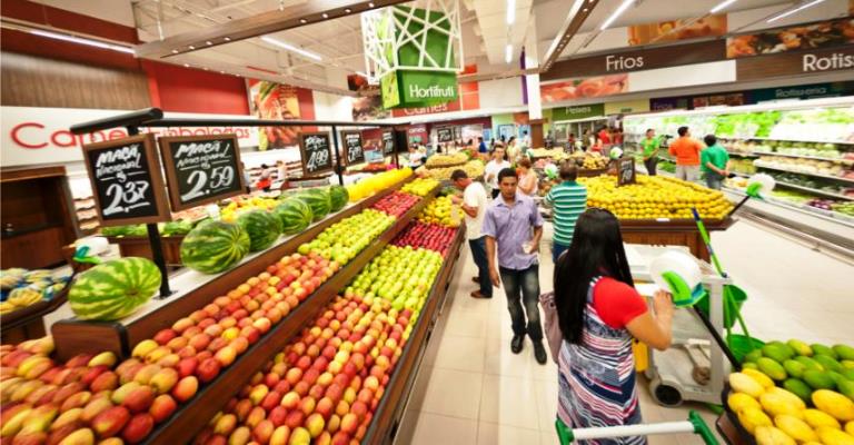 Vendas de supermercados sobem 1,92% no país