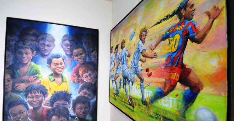 Ronaldinho Gaúcho vira tema de exposição no Mineirão