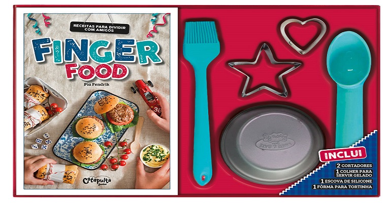 Livro “Finger food” ensina receitas práticas as crianças