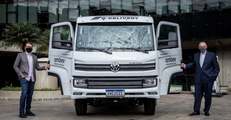 Volkswagen Caminhões e Ônibus entrega primeiro e-Delivery da Ambev
