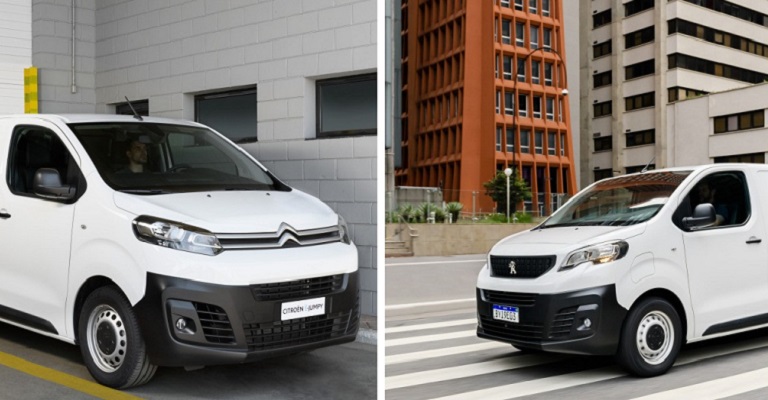 Os novos furgões elétricos Citroën Ë-Jumpy e Peugeot e-Expert