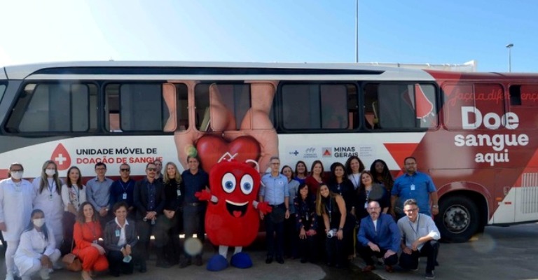 Minas Gerais ganha primeira unidade móvel de doação de sangue