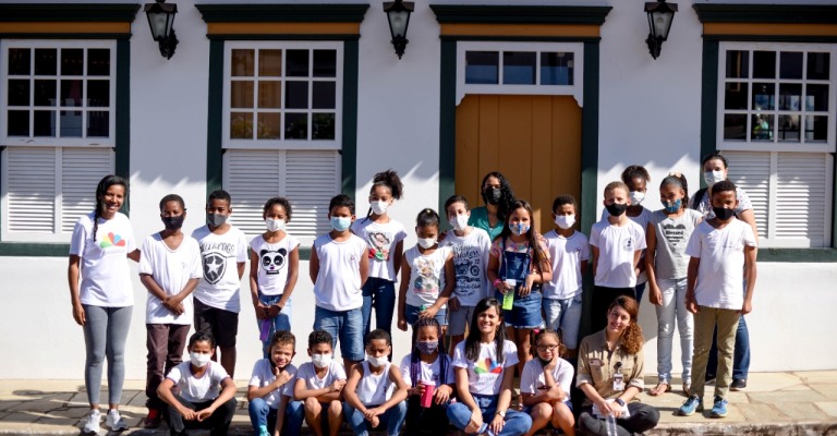 Projeto leva crianças a vivenciarem o patrimônio cultural de Paracatu